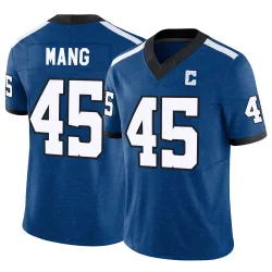 Men's Maximilian Mang Indianapolis Colts No.45 Limited Indiana Nights Alternate Vapor F.U.S.E. Jersey - Royal