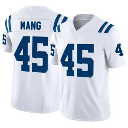 Men's Maximilian Mang Indianapolis Colts No.45 Limited Vapor F.U.S.E. Jersey - White