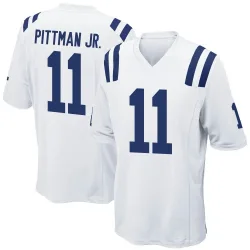 Men's Michael Pittman Jr. Indianapolis Colts No.11 Game Jersey - White