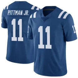 Men's Michael Pittman Jr. Indianapolis Colts No.11 Limited Color Rush Vapor Untouchable Jersey - Royal
