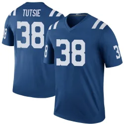 Men's Michael Tutsie Indianapolis Colts No.38 Legend Color Rush Jersey - Royal