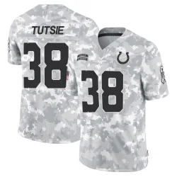 Men's Michael Tutsie Indianapolis Colts No.38 Limited 2024 Salute to Service Jersey - Arctic Camo