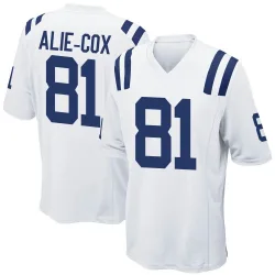 Men's Mo Alie-Cox Indianapolis Colts No.81 Game Jersey - White