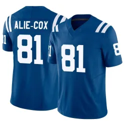 Men's Mo Alie-Cox Indianapolis Colts No.81 Limited Vapor F.U.S.E. Jersey - Royal