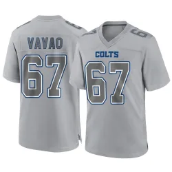 Men's Mose Vavao Indianapolis Colts No.67 Game Atmosphere Fashion Jersey - Gray