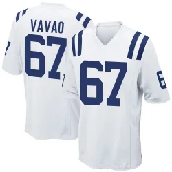 Men's Mose Vavao Indianapolis Colts No.67 Game Jersey - White