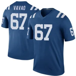 Men's Mose Vavao Indianapolis Colts No.67 Legend Color Rush Jersey - Royal