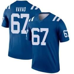 Men's Mose Vavao Indianapolis Colts No.67 Legend Jersey - Royal