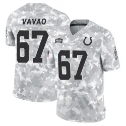 Men's Mose Vavao Indianapolis Colts No.67 Limited 2024 Salute to Service Jersey - Arctic Camo