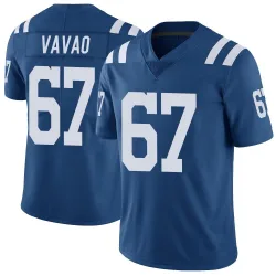 Men's Mose Vavao Indianapolis Colts No.67 Limited Color Rush Vapor Untouchable Jersey - Royal