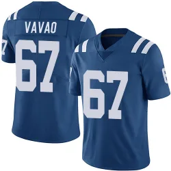 Men's Mose Vavao Indianapolis Colts No.67 Limited Team Color Vapor Untouchable Jersey - Royal