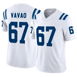 Men's Mose Vavao Indianapolis Colts No.67 Limited Vapor F.U.S.E. Jersey - White