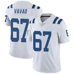 Men's Mose Vavao Indianapolis Colts No.67 Limited Vapor Untouchable Jersey - White