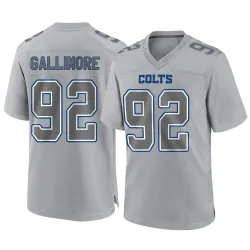 Men's Neville Gallimore Indianapolis Colts No.92 Game Atmosphere Fashion Jersey - Gray