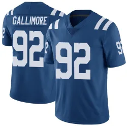 Men's Neville Gallimore Indianapolis Colts No.92 Limited Color Rush Vapor Untouchable Jersey - Royal