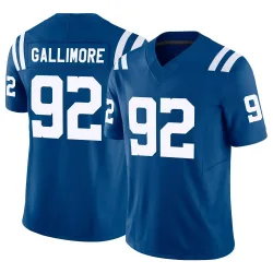 Men's Neville Gallimore Indianapolis Colts No.92 Limited Vapor F.U.S.E. Jersey - Royal