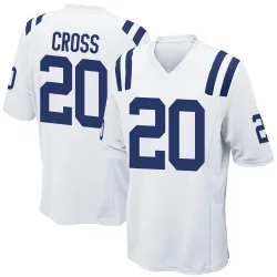 Men's Nick Cross Indianapolis Colts No.20 Game Jersey - White