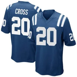 Men's Nick Cross Indianapolis Colts No.20 Game Team Color Jersey - Royal Blue