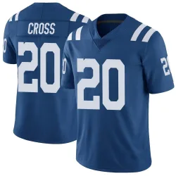 Men's Nick Cross Indianapolis Colts No.20 Limited Color Rush Vapor Untouchable Jersey - Royal