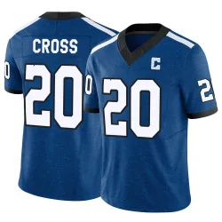 Men's Nick Cross Indianapolis Colts No.20 Limited Indiana Nights Alternate Vapor F.U.S.E. Jersey - Royal