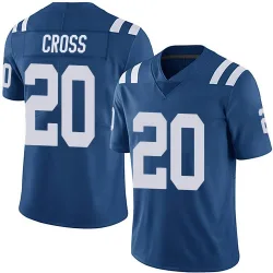 Men's Nick Cross Indianapolis Colts No.20 Limited Team Color Vapor Untouchable Jersey - Royal