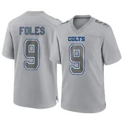 Men's Nick Foles Indianapolis Colts No.9 Game Atmosphere Fashion Jersey - Gray