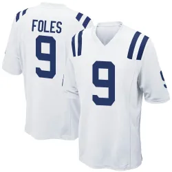 Men's Nick Foles Indianapolis Colts No.9 Game Jersey - White