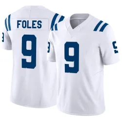 Men's Nick Foles Indianapolis Colts No.9 Limited Vapor F.U.S.E. Jersey - White