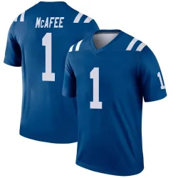 Men's Pat McAfee Indianapolis Colts No.1 Legend Jersey - Royal