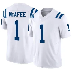 Men's Pat McAfee Indianapolis Colts No.1 Limited Vapor F.U.S.E. Jersey - White