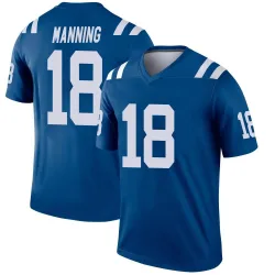 Men's Peyton Manning Indianapolis Colts No.18 Legend Jersey - Royal