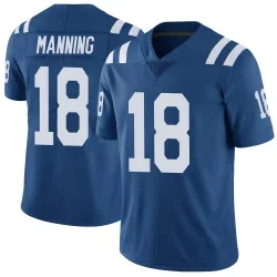 Men's Peyton Manning Indianapolis Colts No.18 Limited Color Rush Vapor Untouchable Jersey - Royal