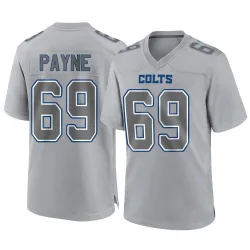Men's Pheldarius Payne Indianapolis Colts No.69 Game Atmosphere Fashion Jersey - Gray