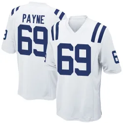Men's Pheldarius Payne Indianapolis Colts No.69 Game Jersey - White