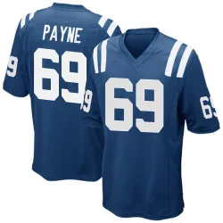 Men's Pheldarius Payne Indianapolis Colts No.69 Game Team Color Jersey - Royal Blue