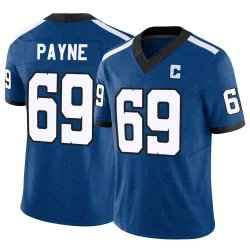 Men's Pheldarius Payne Indianapolis Colts No.69 Limited Indiana Nights Alternate Vapor F.U.S.E. Jersey - Royal