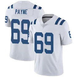 Men's Pheldarius Payne Indianapolis Colts No.69 Limited Vapor Untouchable Jersey - White