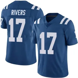 Men's Philip Rivers Indianapolis Colts No.17 Limited Team Color Vapor Untouchable Jersey - Royal