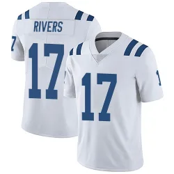 Men's Philip Rivers Indianapolis Colts No.17 Limited Vapor Untouchable Jersey - White