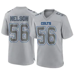 Men's Quenton Nelson Indianapolis Colts No.56 Game Atmosphere Fashion Jersey - Gray