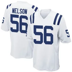 Men's Quenton Nelson Indianapolis Colts No.56 Game Jersey - White