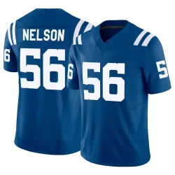 Men's Quenton Nelson Indianapolis Colts No.56 Limited Vapor F.U.S.E. Jersey - Royal
