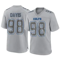 Men's Raekwon Davis Indianapolis Colts No.98 Game Atmosphere Fashion Jersey - Gray