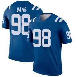 Men's Raekwon Davis Indianapolis Colts No.98 Legend Jersey - Royal
