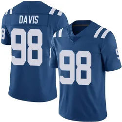 Men's Raekwon Davis Indianapolis Colts No.98 Limited Team Color Vapor Untouchable Jersey - Royal