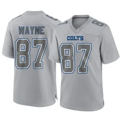 Men's Reggie Wayne Indianapolis Colts No.87 Game Atmosphere Fashion Jersey - Gray