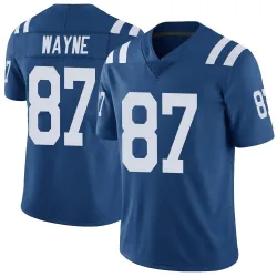 Men's Reggie Wayne Indianapolis Colts No.87 Limited Color Rush Vapor Untouchable Jersey - Royal