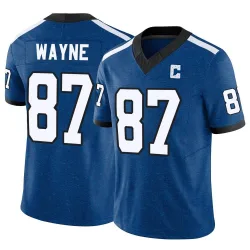 Men's Reggie Wayne Indianapolis Colts No.87 Limited Indiana Nights Alternate Vapor F.U.S.E. Jersey - Royal