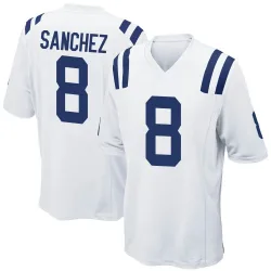 Men's Rigoberto Sanchez Indianapolis Colts No.8 Game Jersey - White