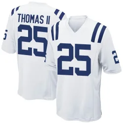 Men's Rodney Thomas II Indianapolis Colts No.25 Game Jersey - White